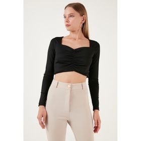 Lela 5865401 Siyah Kadın Bluz