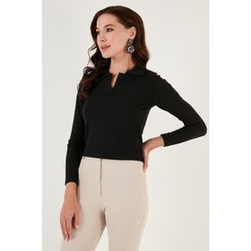 Lela 5865448 Siyah Kadın Bluz