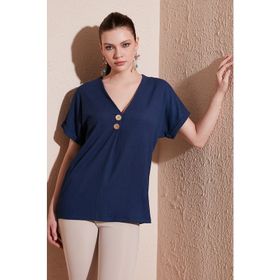 Lela 5865567 İndigo Kadın Bluz