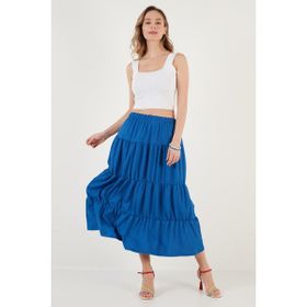 Lela 5865568 Saks Kadın Etek