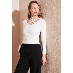 Lela 5865583 Ekru Kadın Bluz