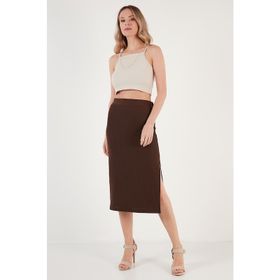 Lela 5865600 Kahve Kadın Etek