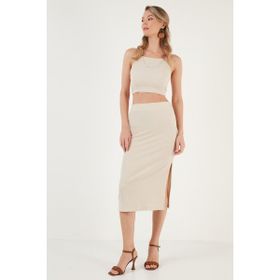 Lela 5865600 Taş Kadın Etek