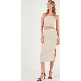 Lela 5865600 Taş Kadın Etek