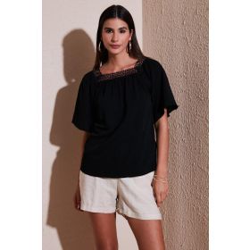 Lela 5865652 Siyah Kadın Bluz