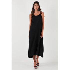 Lela 5865732 Siyah Kadın Elbise