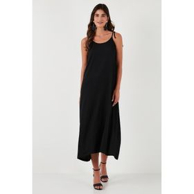Lela 5865732 Siyah Kadın Elbise