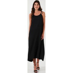 Lela 5865732 Siyah Kadın Elbise