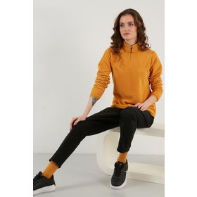 Lela 5907000 Yarım Fermuarlı Dik Yaka Bayan Polar