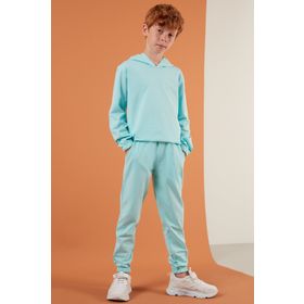 Lela 5922021 Mint Kapüşonlu Cepli Çocuk Takım