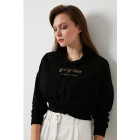 Lela 6001041 Siyah Kadın Sweatshirt