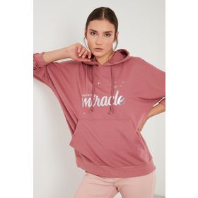 Lela 6001042 Beyaz Kadın Sweatshirt