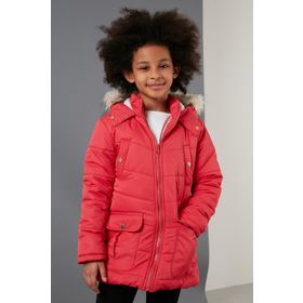 Lela 6034040 Kırmızı Kız Çocuk Mont