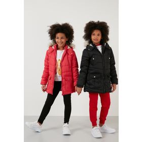Lela 6034040 Kırmızı Kız Çocuk Mont