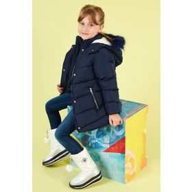 Lela 6035018 Lacivert Kız Çocuk Mont