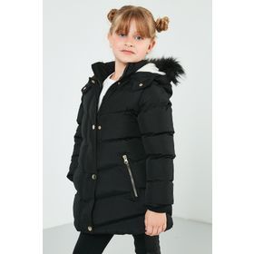 Lela 6035018 Lacivert Kız Çocuk Mont