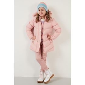 Lela 6035018 Pembe Kız Çocuk Mont