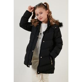Lela 6035018 Siyah Kız Çocuk Mont