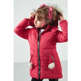Lela 6035034 Kırmızı Kız Çocuk Mont