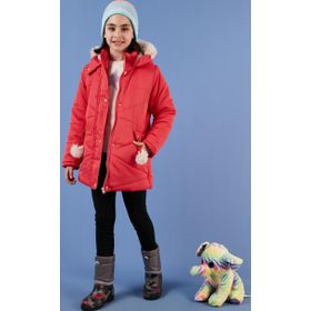 Lela 6035034 Kırmızı Kız Çocuk Mont