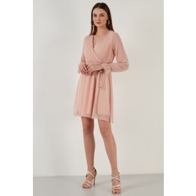 Lela 6051467 Pudra Kadın Elbise