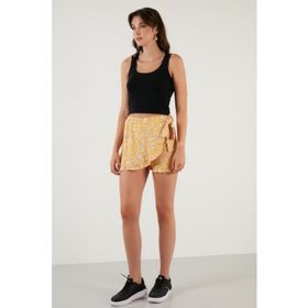 Lela 6053782 Bej Kadın Şort Etek