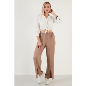Lela 6057038 Vizon Kadın Pantolon