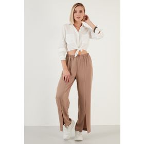 Lela 6057038 Vizon Kadın Pantolon
