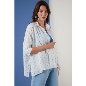 Lela 6058192 Camel Kadın Gömlek