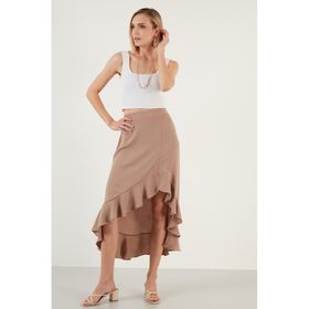 Lela 6058387 Vizon Kadın Etek