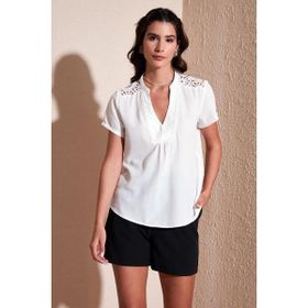 Lela 611BZ0286 Ekru Kadın Bluz