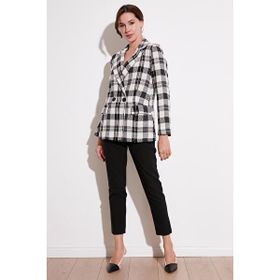 Lela 611CE0310 Regular Fit Kruvaze Yaka Tüvit Blazer Ceket
