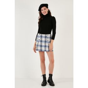 Lela 611ET0020 Saks Kadın Şort Etek