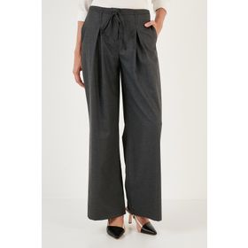 Lela 611PL00198 Antrasit Kadın Pantolon