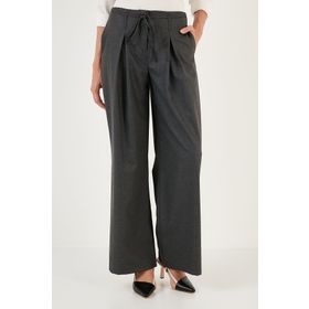 Lela 611PL00198 Antrasit Kadın Pantolon