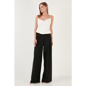 Lela 611PL033 Siyah Kadın Pantolon