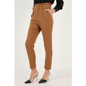 Lela 611PL04 Bordo Kadın Pantolon