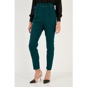 Lela 611PL04 Bordo Kadın Pantolon