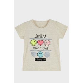 Lela 6211016 Gri Melanj Erkek Çocuk T-shirt
