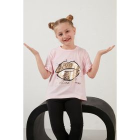 Lela 6211019 Pembe Kız Çocuk T-shirt