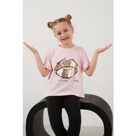 Lela 6211019 Pembe Kız Çocuk T-shirt