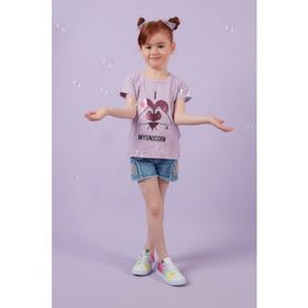 Lela 6211027 Lila Kız Çocuk T-shirt