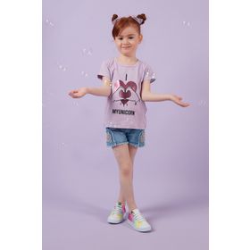 Lela 6211027 Lila Kız Çocuk T-shirt
