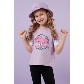 Lela 6211038 Lila Kız Çocuk T-shirt