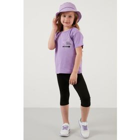 Lela 6211046 Açık Nar Kız Çocuk T-shirt