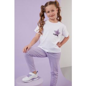 Lela 6211046 Açık Nar Kız Çocuk T-shirt