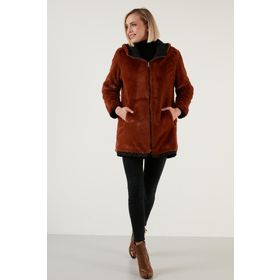 Lela 6238067 Camel Kadın Mont