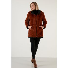 Lela 6238067 Camel Kadın Mont