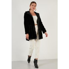 Lela 6238067 Siyah Kadın Mont