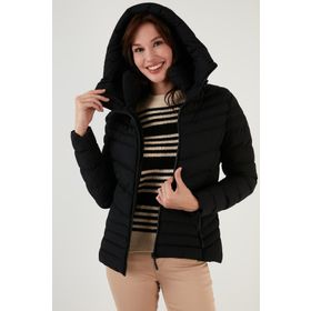 Lela 6274121 Beyaz Kadın Mont